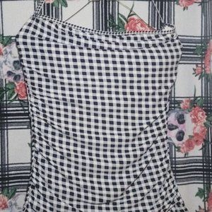 38D Checkered Swim Suit
